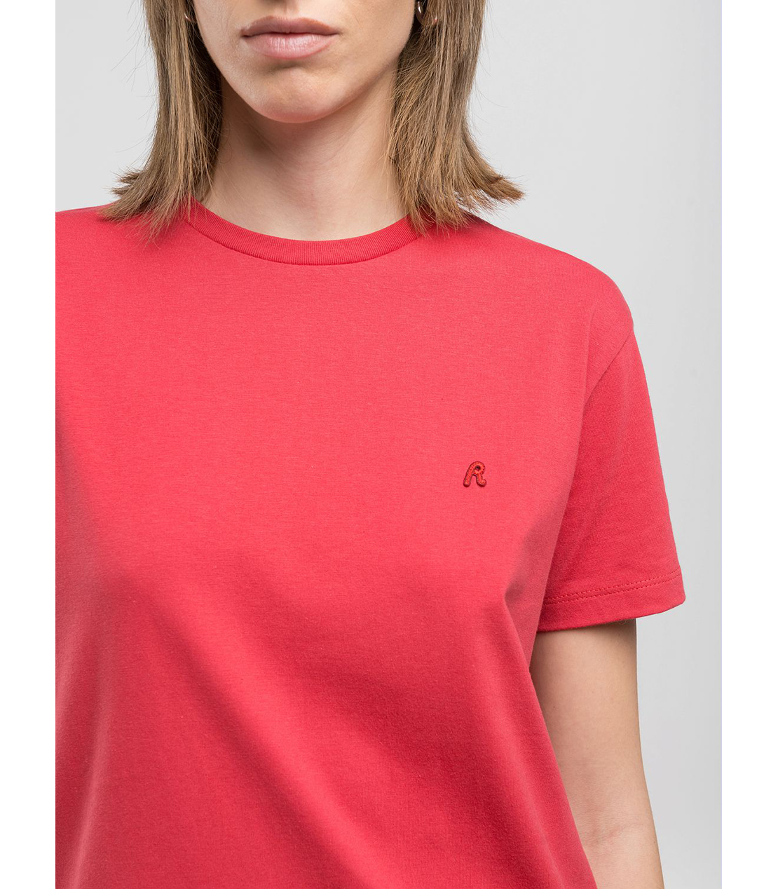 レギュラーフィットRロゴ ベーシックジャージーTシャツ 詳細画像 レッド 5